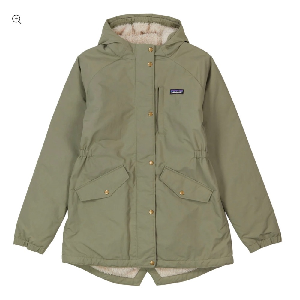 Patagonia Girls’ Insulated Isthmus Parka Coat Jacket | Size S (7/8)